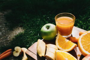 果物とジュース